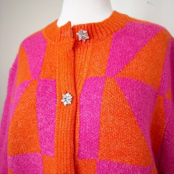 Mango Geometric Cardigan - Picture 11 of 16